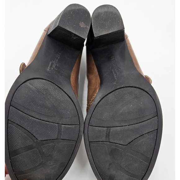 Natural Soul by Naturalizer Brown Carlo Oxford Faux Leather Bootie Size 6.5 - Picture 3 of 14